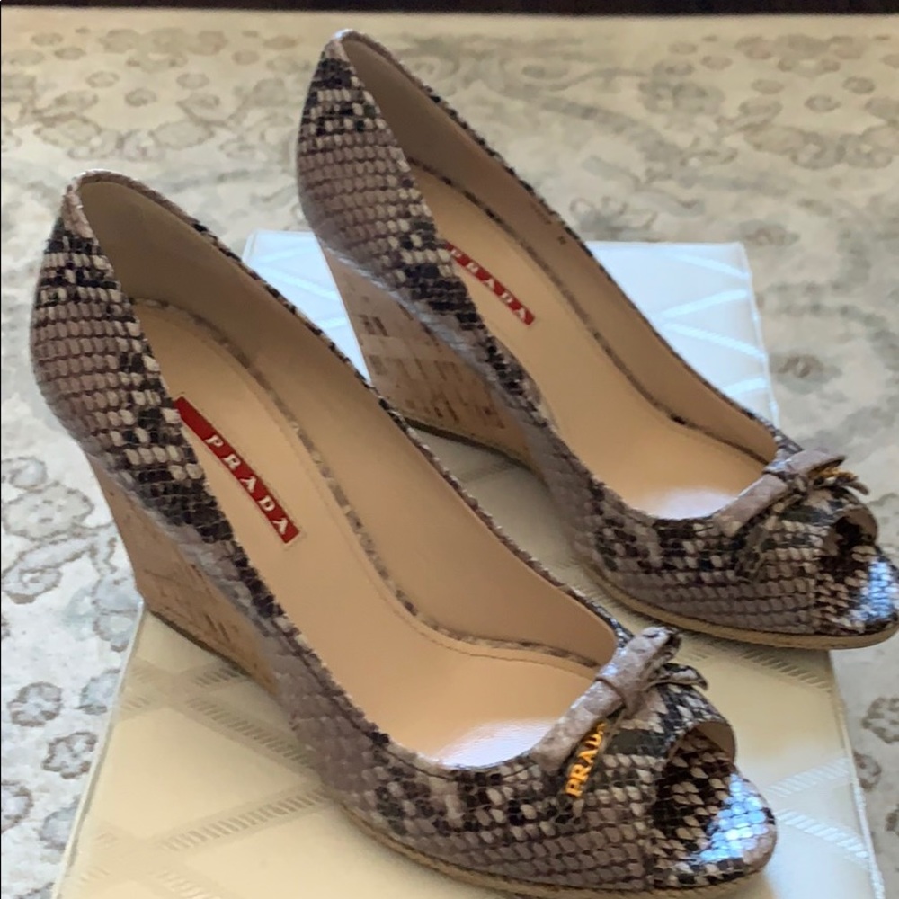 Must have Prada Wedge Sandals